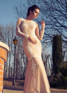 Lace wedding dress from the Crystal Desing 2014 collection