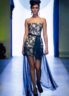 Evening dress from Oksana Mukha short 2014