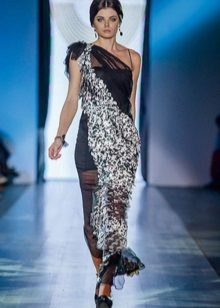 Privee 2014 One Shoulder Evening Dress