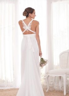 Empire Back Wedding Dress