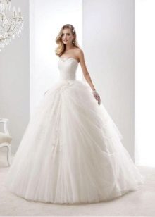 Princess style wedding dress