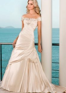 Ivory magnificent wedding dress