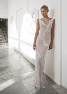 Sheath wedding dress