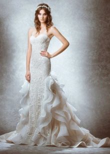 Zuhair Murad 2015 Ruffle Wedding Dress