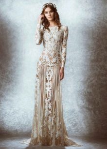 Translucent wedding dress from Zuhair Murad