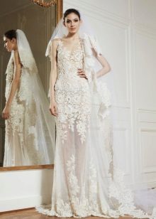 Wedding dress from the collection 2013 translucent