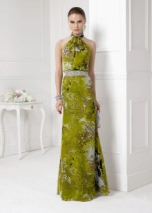 Green evening dress 2016