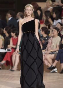 Valentino Velvet Dress at Prom