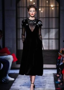 Velvet dress for graduation 2016