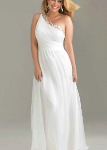 Evening dress 50 sizes white