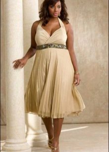 Empire style evening dress for size 56