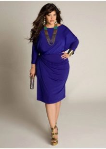 Evening dress blue for full