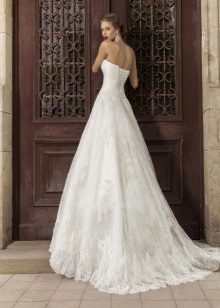 A-line Wedding Dress with Provence Train