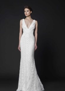 Minimalism style wedding dress
