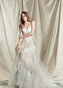 Layered wedding dress