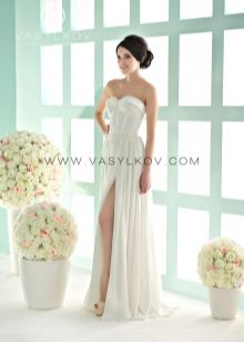 Wedding dress with a slit from Vasilkov