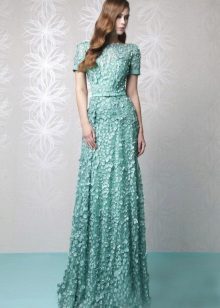 Tony Ward Lace Evening Dress