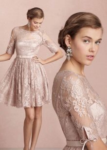New Year's evening lace dress