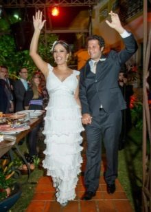 Crocheted Crochet Wedding Dress