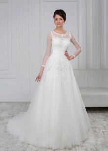 A magnificent white wedding dress from the White collection