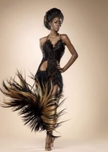 Midi Saçlı Abiye Elbise