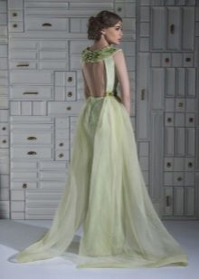 A-Line Sexy Backless Evening Dress