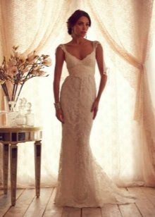 Anna Campbell's Gossamer Wedding Dress with Decor