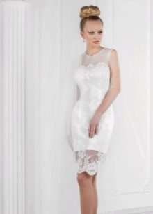 Wedding dress from Oksana Mukha with a removable skirt