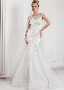 Wedding dress from Oksana Mukha with voluminous elements