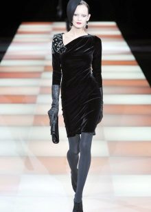 Business velvet dress from Armani