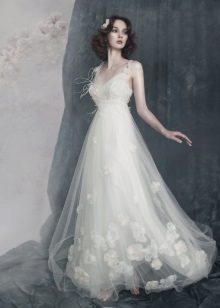 beautiful white wedding dress