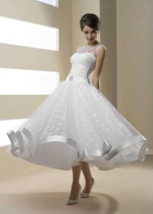 Porcelain lush wedding dress