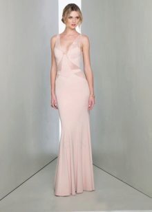 Straight evening dress