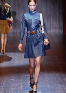 Haljina od traper košulje