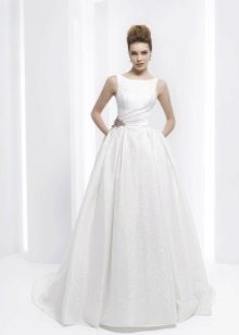 Pepe Botella Draped Wedding Dress
