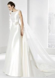 Satin Wedding Dress by Franc Sarabia