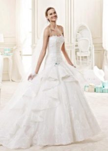 Classic layered wedding dress