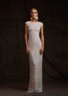 Straight Closed Wedding Dress