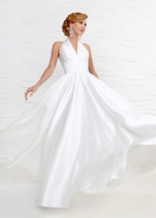 Kookla Simple White Wedding Dress