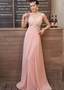 Pale Peach Coral Dress