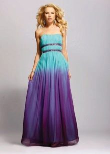 Purple Turquoise Dress