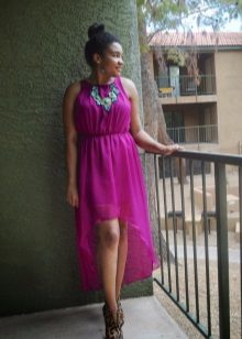 Turquoise fuchsia dress accessories