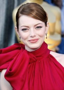 Makeup di bawah pakaian raspberi