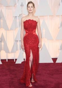 Pakaian pembalut panjang merah jambu