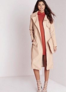 Raspberry Trench Coat