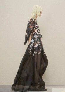 Chiffon Dress with Sleeve