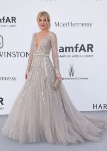 Very beautiful light gray dress