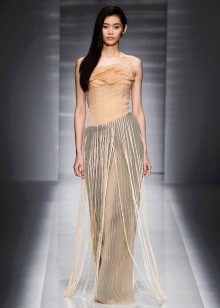 Vionnet Pleated Wedding Dress