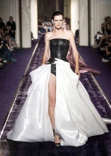 Versace Wedding Dress with Black Corset