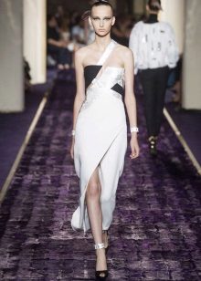 Versace Wedding Dress with Black Inset